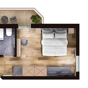 Deluxe Zimmer mit Kingsize-Bett